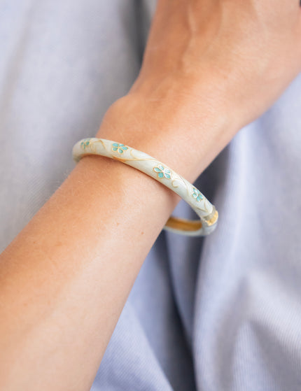 Bloom Bangle Soft Blue/Blue - Bracelet