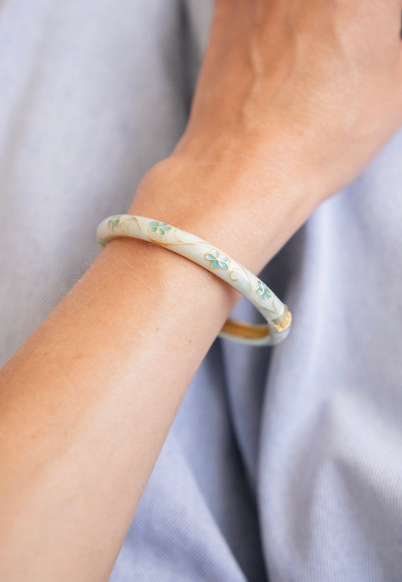 Bloom Bangle Soft Blue/Blue - Bracelet