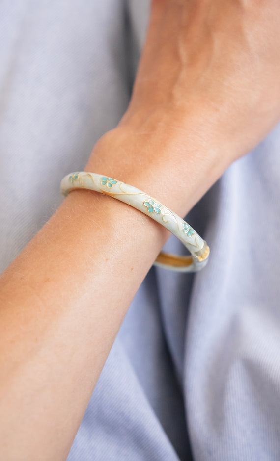 Bloom Bangle Soft Bue/Blue - Armband