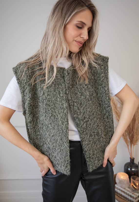 Misty Kaki - Cardigan