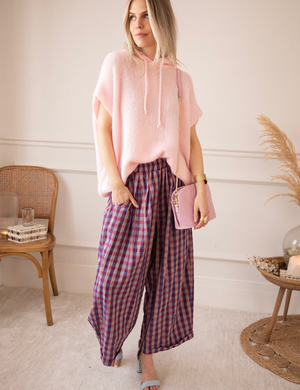 Sleeveless Ease Baby Pink - Sweater