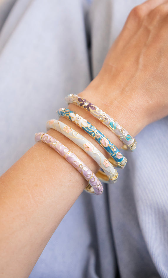 Armband - Bloom Bangle - Lila/Blau