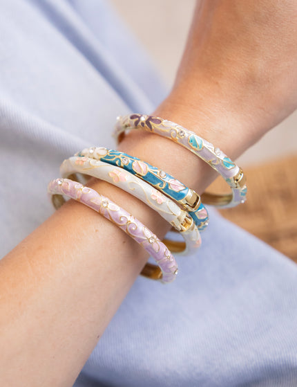 Bloom Bangle Blue/Soft Pink - Bracelet