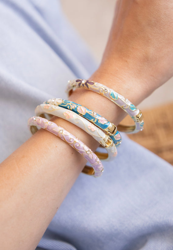 Bloom Bangle Lilac/Soft Pink - Bracelet