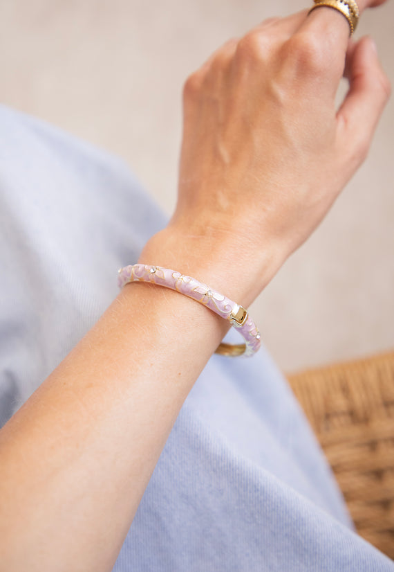 Bloom Bangle Lilac/Soft Pink - Bracelet