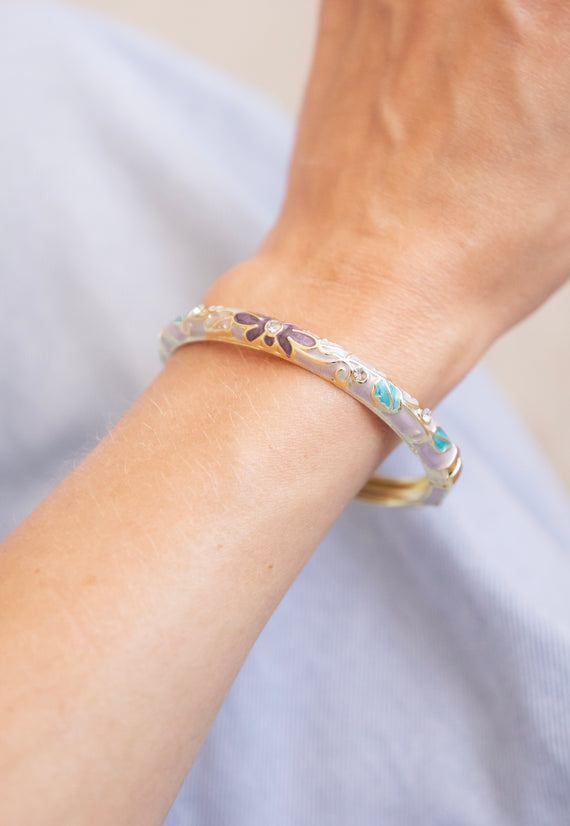 Bloom Bangle Lilac/Blue - Bracelet