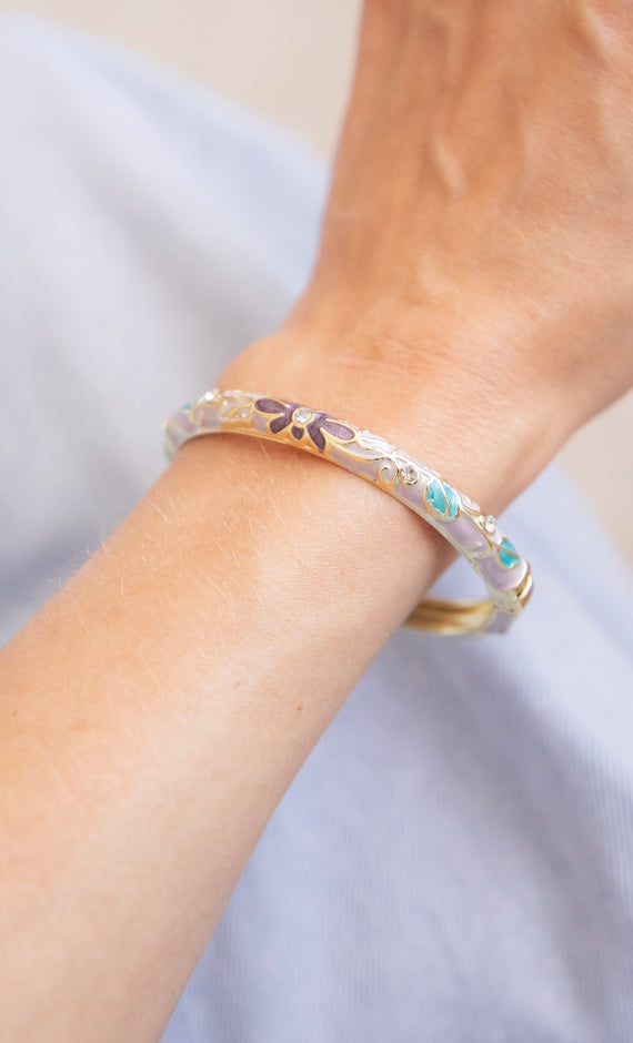 Armband - Bloom Bangle - Lila/Blau