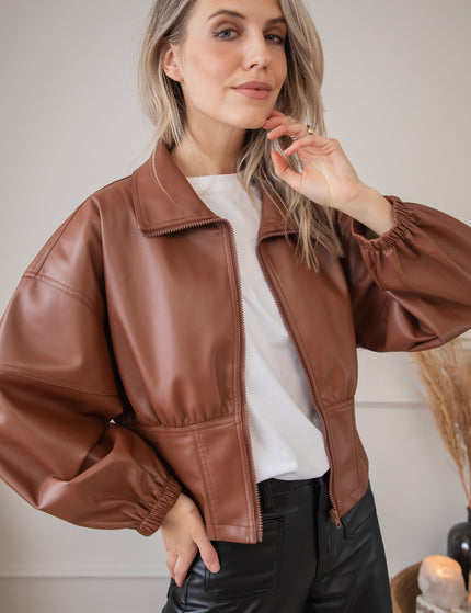 Love Leather Brown - Jacket