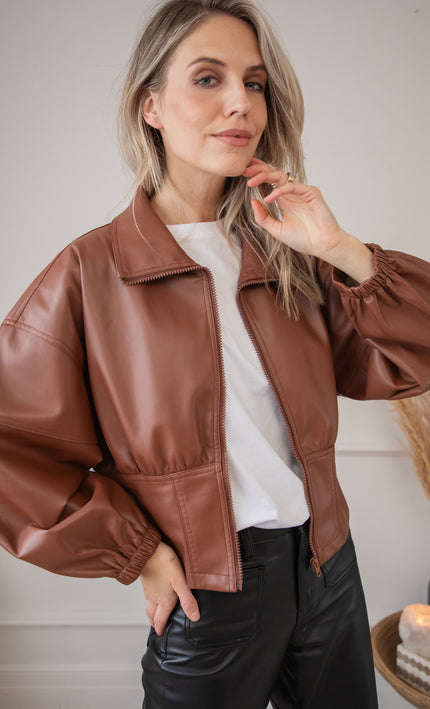 Love Leather Brown - Jacket