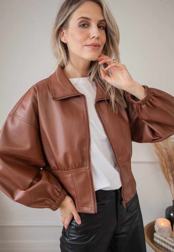 Love Leather Brown - Jacket