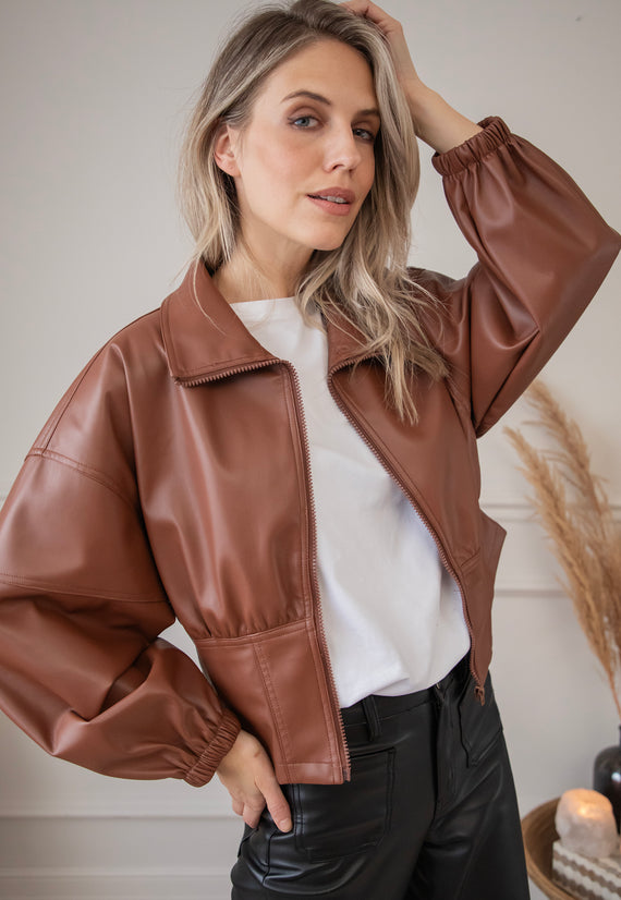 Love Leather Brown - Jacket