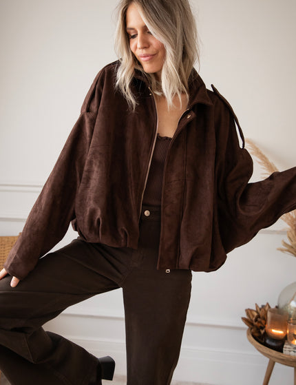 Bowie Suede Choco - Jacket