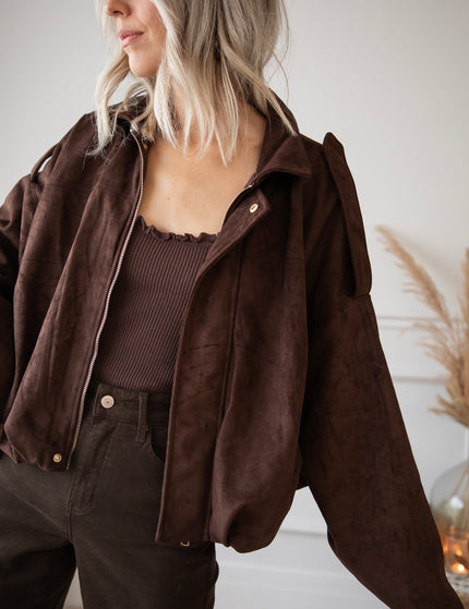 Bowie Suede Choco - Jacket