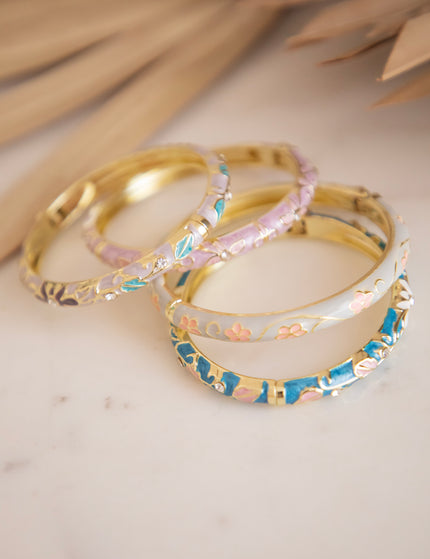 Bloom Bangle Lilac/Blue - Bracelet