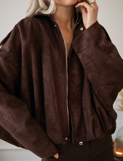 Bowie Suede Choco - Jacket