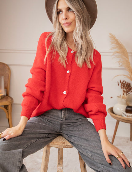 Zaya Red - Cardigan