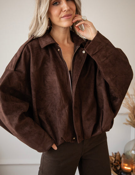 Bowie Suede Choco - Jacket