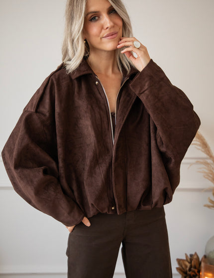 Bowie Suede Choco - Jacket