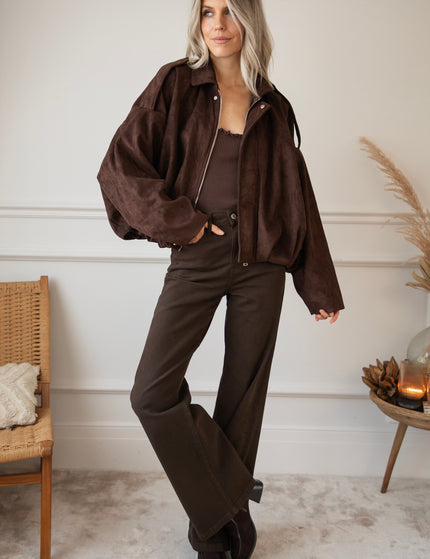 Bowie Suede Choco - Jacket