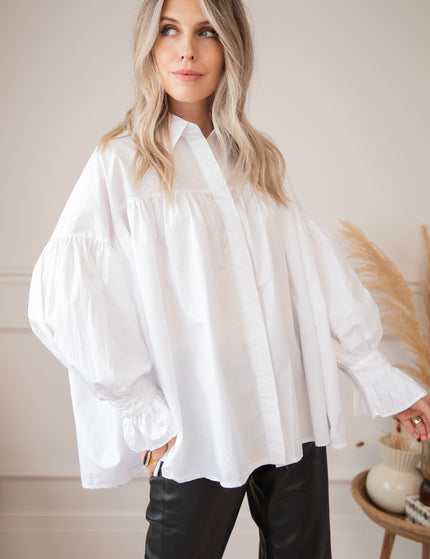 Lucinda Loose White - Blouse