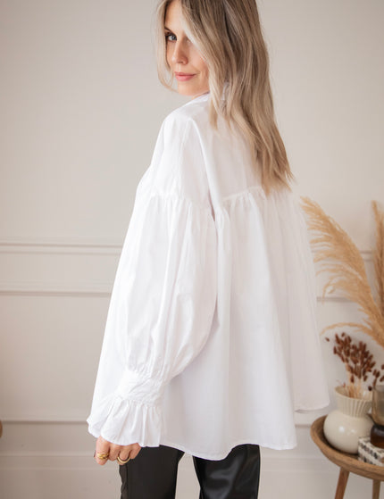 Lucinda Loose White - Blouse