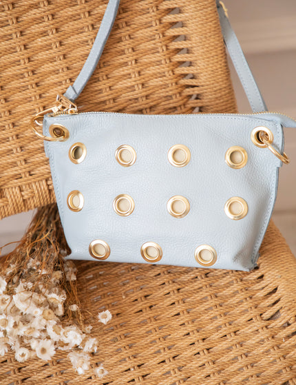 Leather Rebel Soft Blue - Handbag