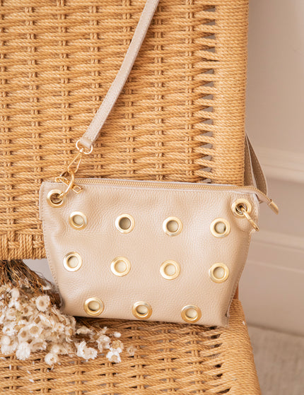 Leather Rebel Beige - Handbag