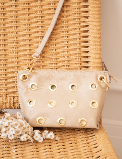 Leather Rebel Beige - Handbag