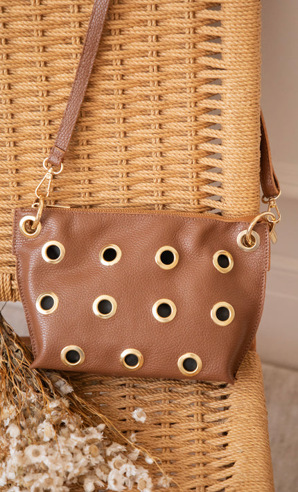 Leather Rebel Brown - Handbag