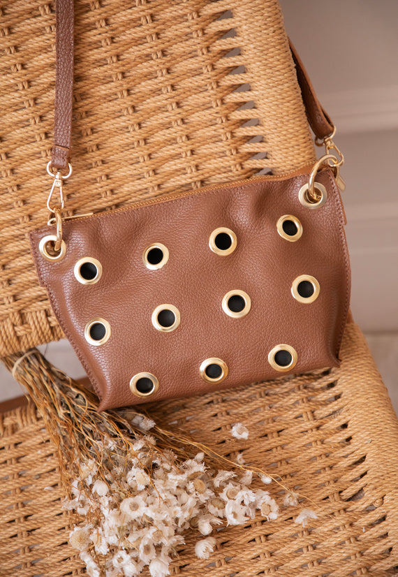 Leather Rebel Brown - Handbag
