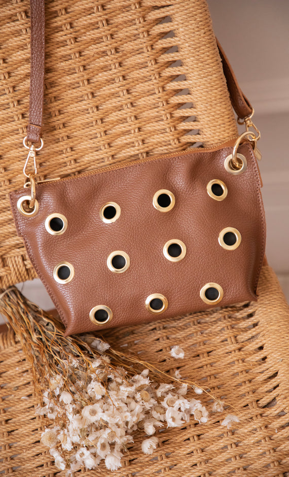 Leather Rebel Brown - Handtas