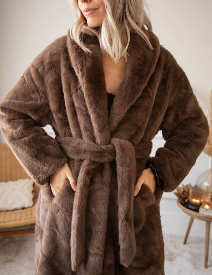 Fur & Fab Choco - Coat