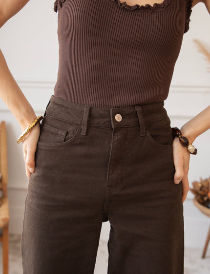 Jeans - Gabriëlla Wide - Choco