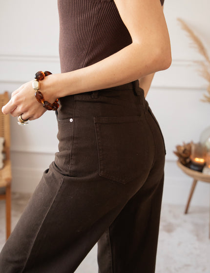 Jeans - Gabriëlla Wide - Choco