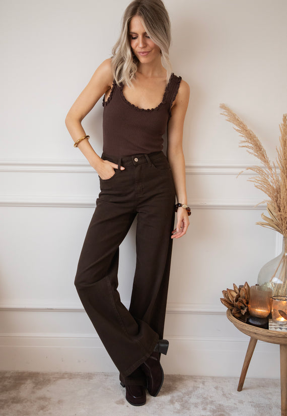 Gabriëlla Wide Choco - Jeans