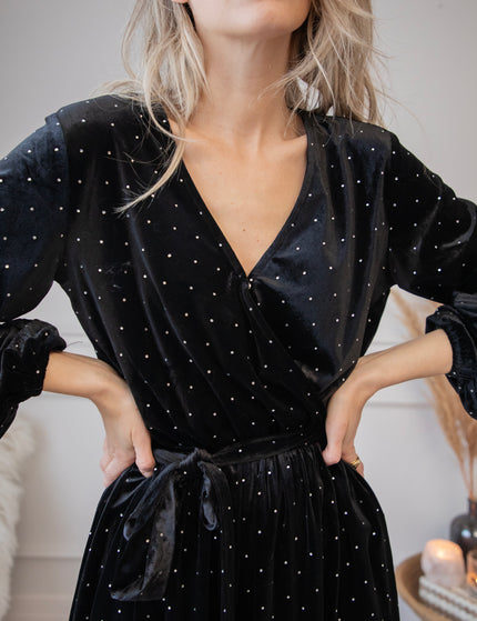 Velvet Dreams Black - Playsuit