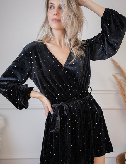 Velvet Dreams Black - Playsuit