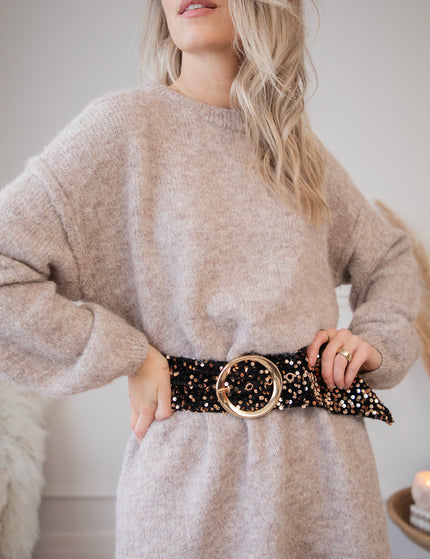 Twinkle Touch Black/Gold - Belt