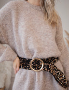 Twinkle Touch Black/Gold - Belt