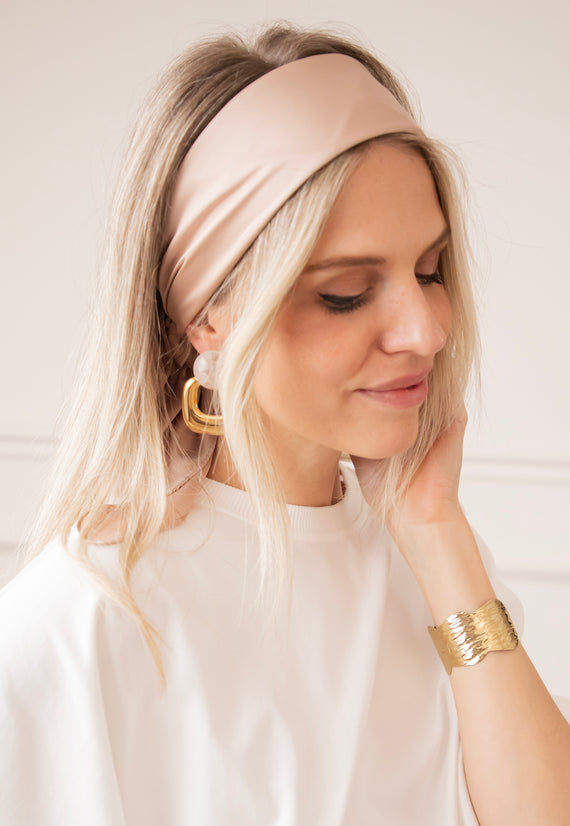 Silk Serenade Rose - Scarf