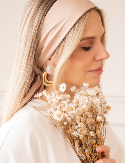 Silk Serenade Rose - Scarf