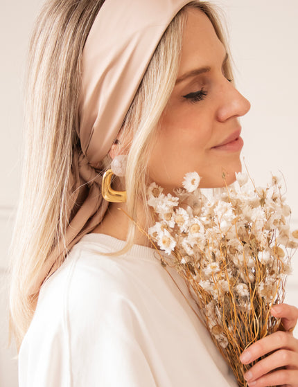 Silk Serenade Rose - Scarf