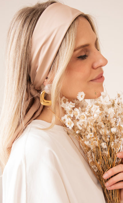 Silk Serenade Rose - Scarf