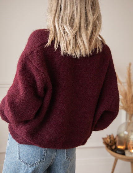 Zora Burgundy - Cardigan