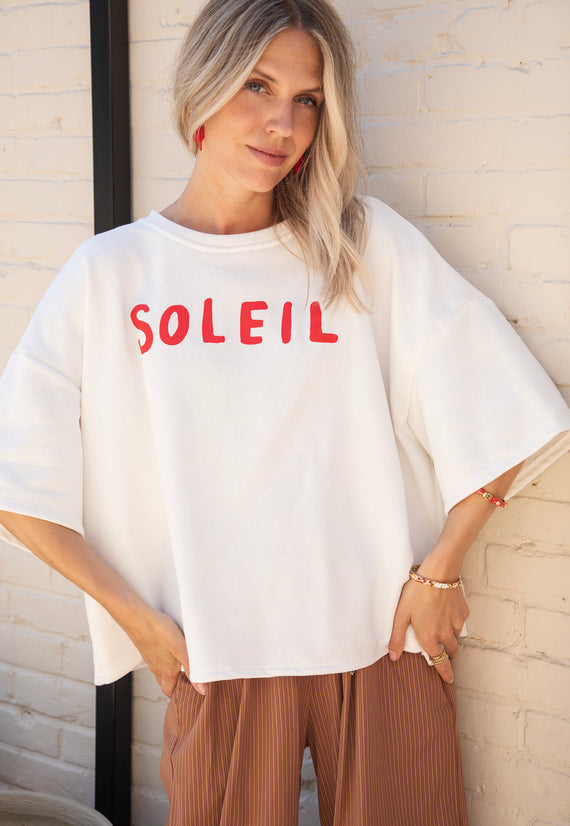 Soleil All Day White - T-Shirt