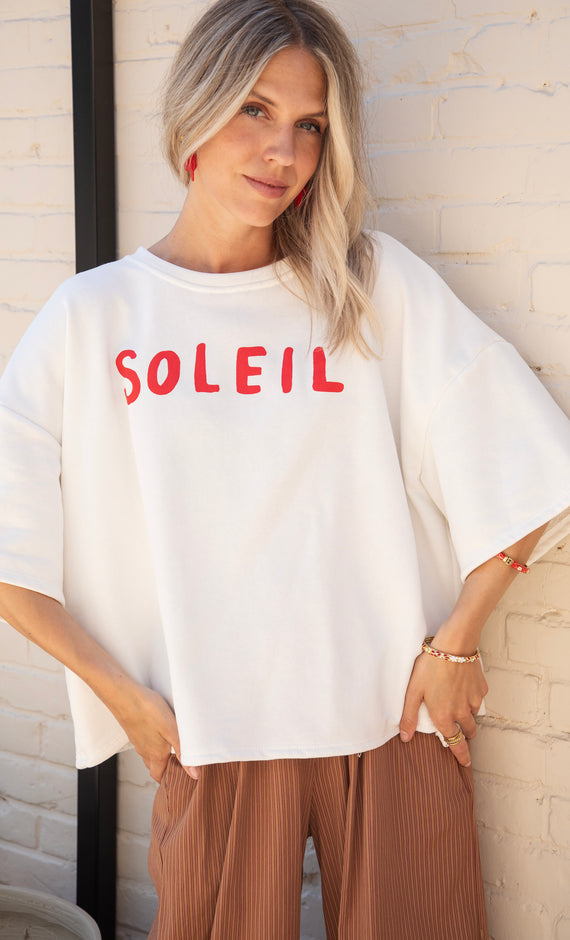 Soleil All Day White - T-Shirt