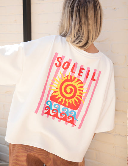 T-Shirt - Soleil All Day - Weiß
