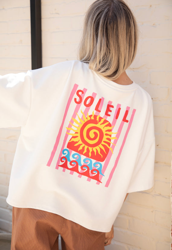 Soleil All Day White - T-Shirt
