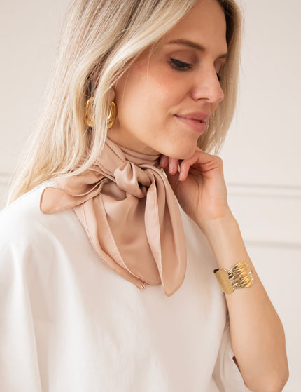 Silk Serenade Rose - Scarf