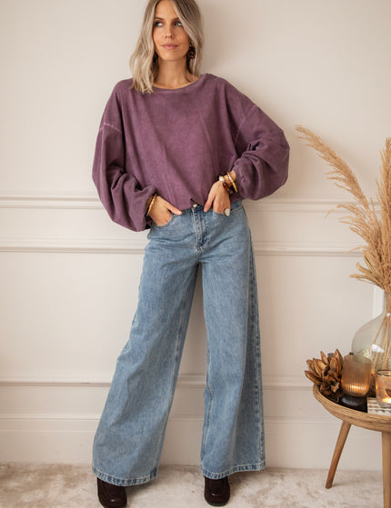 Easy Days Plum - Sweater